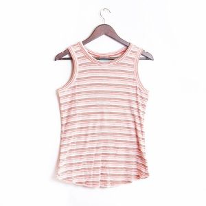 NWT Columbia Poppy Stripe Longer Days Rib Tank M